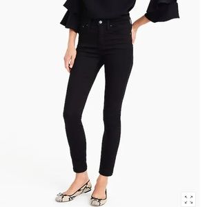 EUC 9" High-Rise Toothpick Skinny Jeans True Black